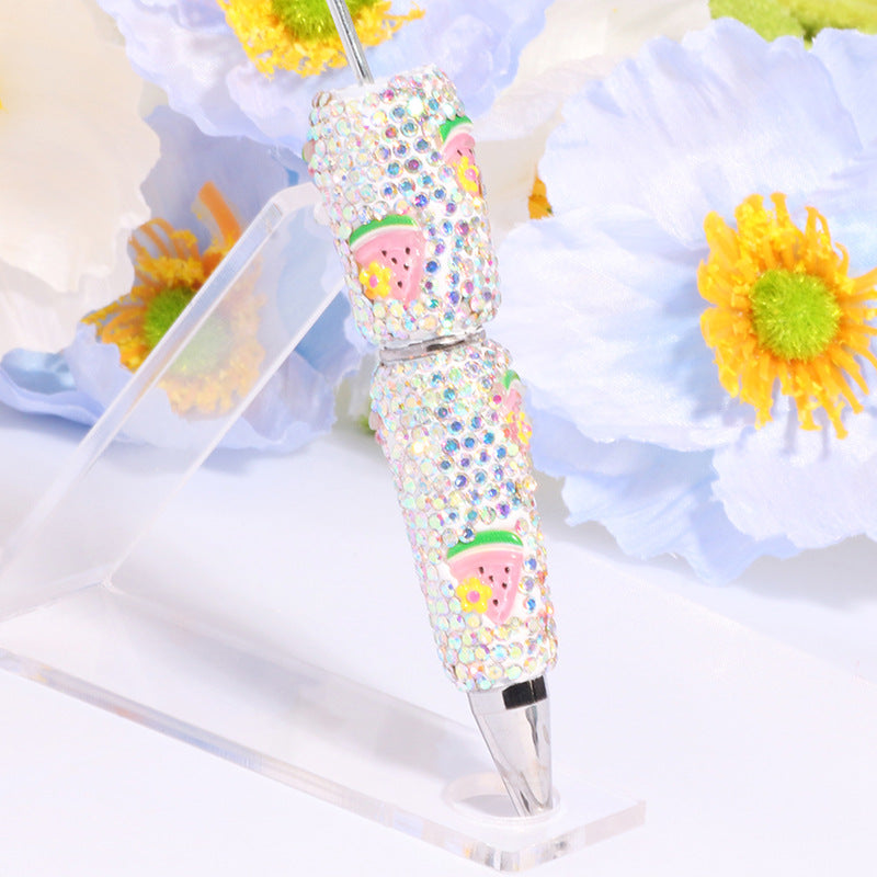 wholesale 3pcs beadable pens DIY Shell Diamond Bead Pen